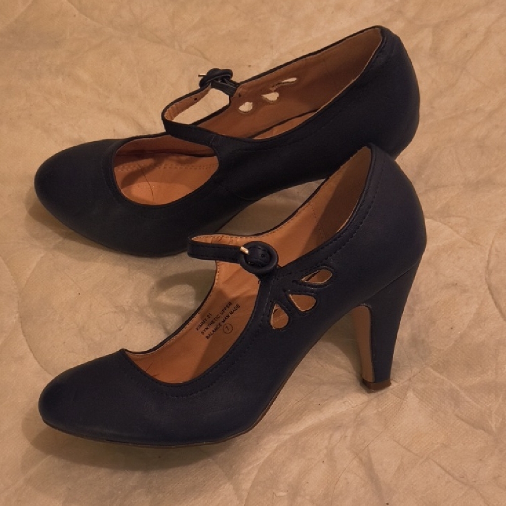 Dancing Navy Blue Heels